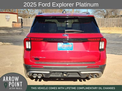 2025 Ford Explorer Platinum