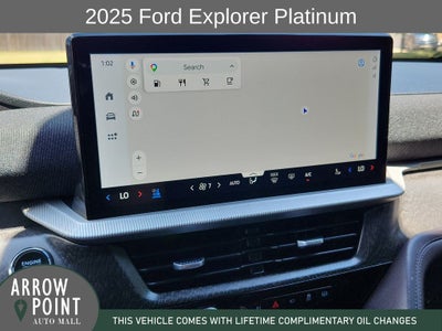 2025 Ford Explorer Platinum