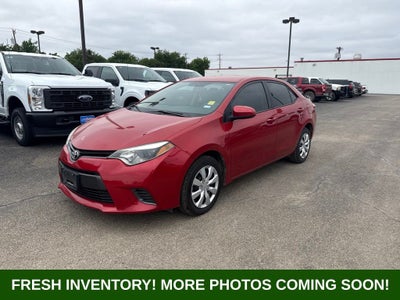 2016 Toyota Corolla LE