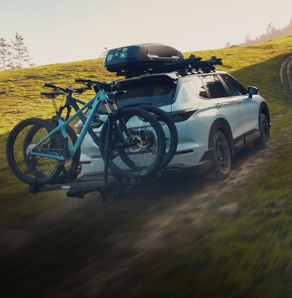 2026 Mitsubishi Outlander Trail Edition on a West Texas ranch road