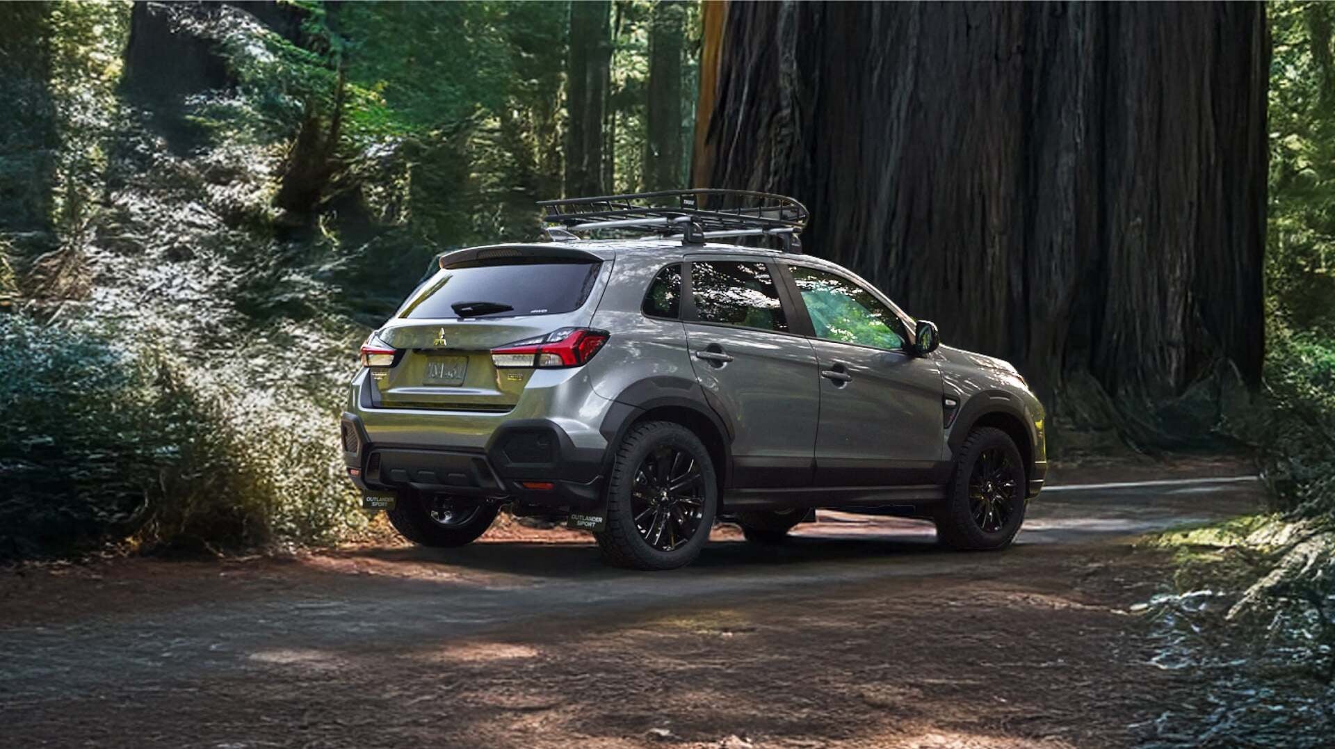 2027 Mitsubishi Outlander Sport on a West Texas road